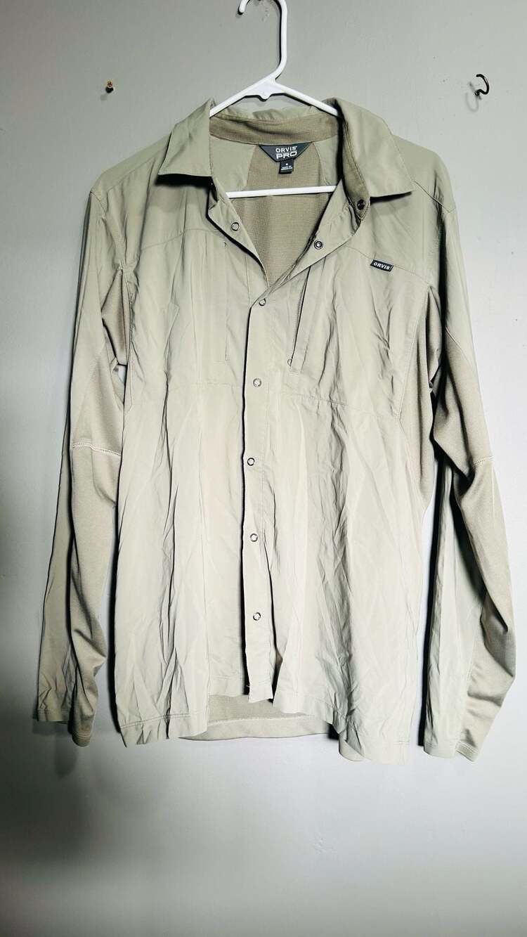 Orvis Pro Long Sleeve Shirt Size M. Pc 136